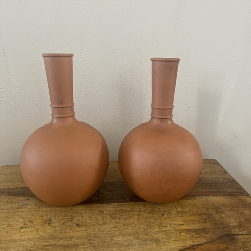 Pair vintage terracotta - pair, of