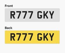 Private Cherished Number Plate - R777 GKY - RICKY