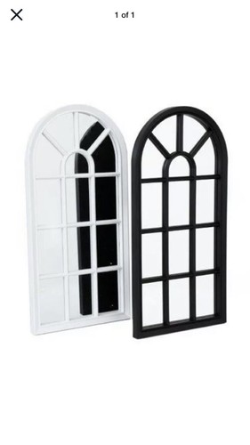 Arch window mirror hallway - window,