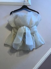 ZARA LADIES BEIGE LARGE FLOWER