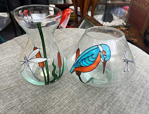 Pair spanish vases - pair, of