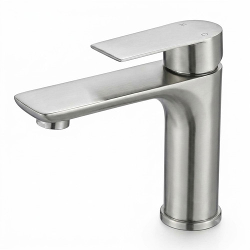 Brushed nickel basin mixer - nickel,