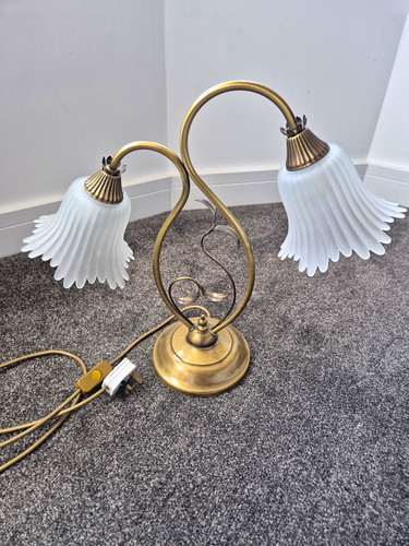 Art nouveau twin - art, lamp