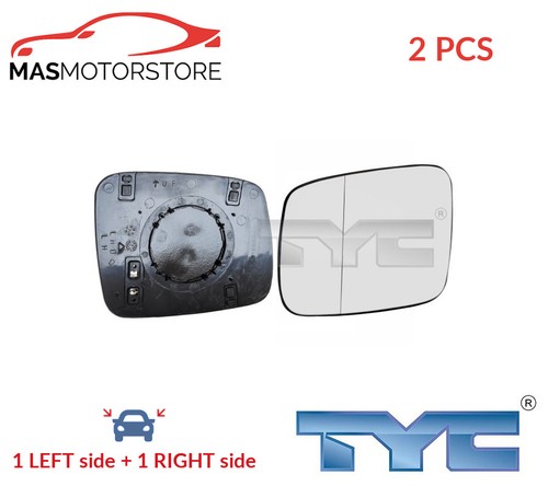 Rear view mirror glass pair - rear,