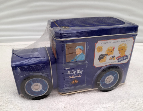 Vintage milky way delivery van - way,