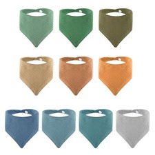 10 Packs Baby Bandana Dribble