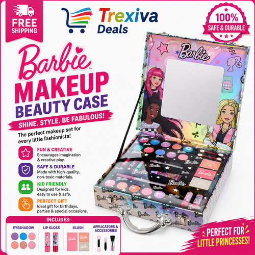 Barbie make fashion case - barbie, make-up