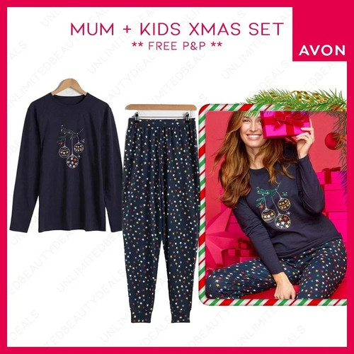 Avon christmas bauble pjs set - pjs,