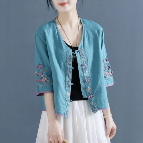 Chinese ethnic tops embroidery - ethnic,