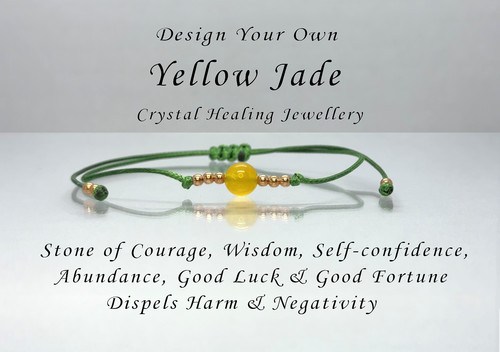 Yellow jade bracelet anklet - jade,