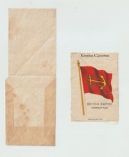 Vintage Kensitas Cigarette Silk - British Empire Admiralty Flag.