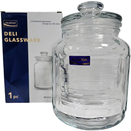 Biscotti jar glass - 2.2, lt