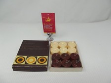 Draughtsmen Draught Set Vintage W H Smith Interlocking BINRL1