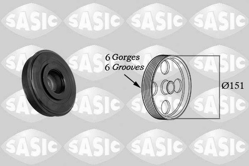 Sasic 2154020 belt - 2154020, pulley