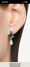 Swarovski Green Crystal Drop Earrings NEW IN BOXTAGS/GIFT BAG LOVELY LADIES GIFT