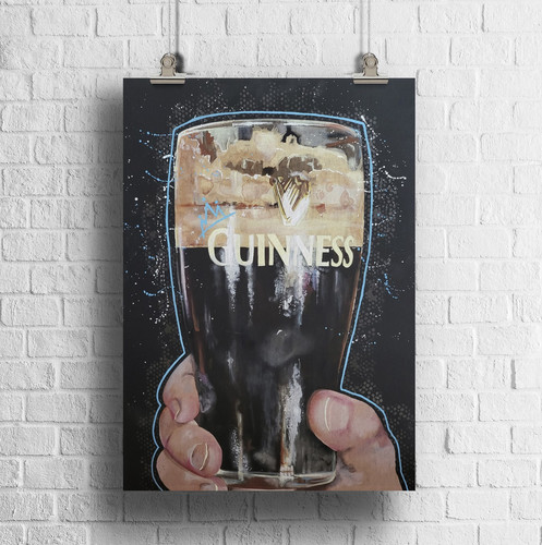Guinness split the - guinness, art