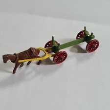 Benbros, "T.v Series"  Log Cart With Horse Vintage Diecast Toy