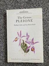 Pleione Orchid Book By Cribb And Butterfield Rare Hardback