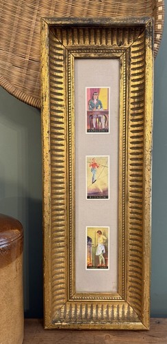 Vintage gold framed cigarette - gold,