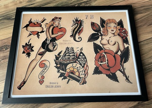 Sailor jerry vintage tattoo - jerry,