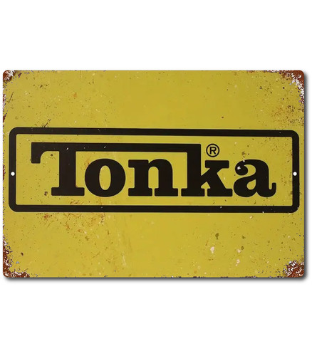 Tonka tin metal - tin, toy