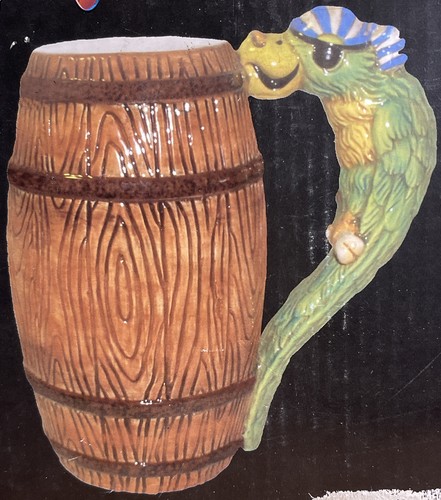 Pirate parrot handle - parrot,