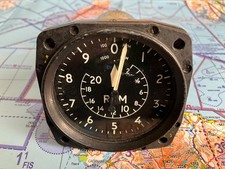 Smiths Aircraft Cockpit RPM Compressed Tachometer Indicator Instrument Gauge.