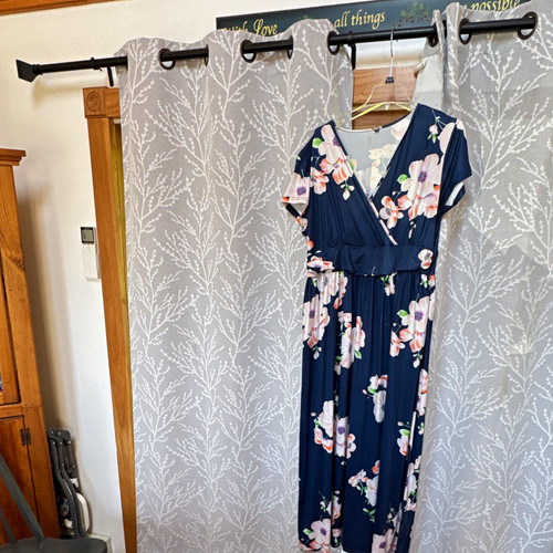 Womens navy floral - womens,