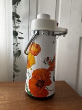 Vintage floral airpot - vintage,