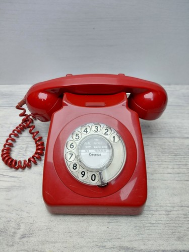 Vintage rotary telephone - telephone, gpo