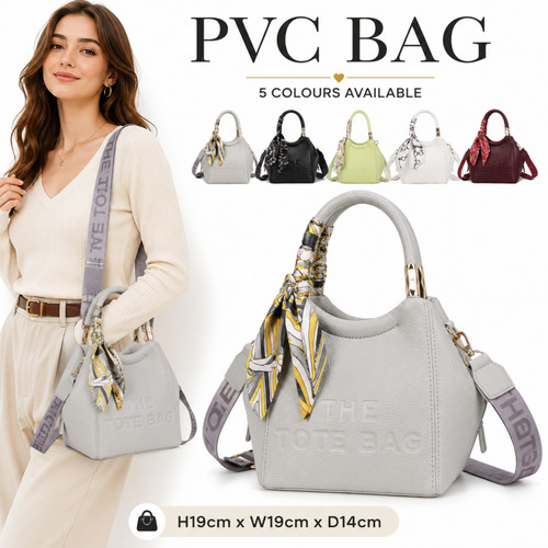 Women pvc tote - bag, crossbody