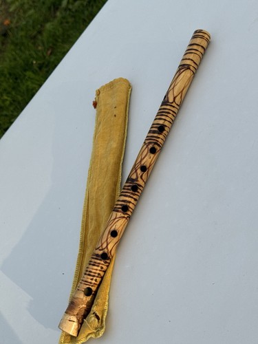 Handmade wooden folk - wooden, flute