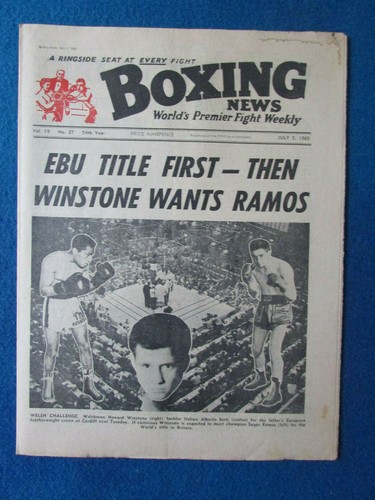 Boxing news magazine 7 63 - boxing,