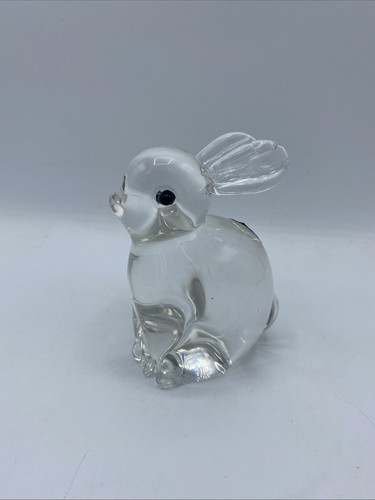 Langham glass rabbit - rabbit, crystal