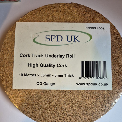 Track bed underlay cork - bed,