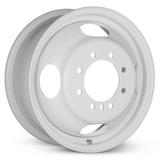New 16" x 6" White Dually