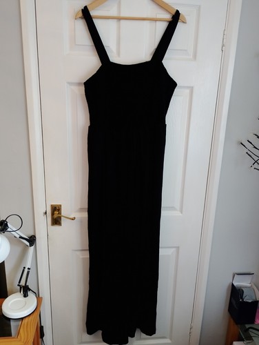 Strappy black jumpsuit - strappy, jumpsuit.
