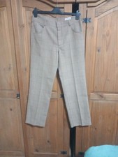 Mens Vintage 80s Farah Large Check Trousers 32w