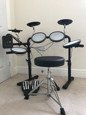 VISIONDRUM Compact Mesh Electronic Drum Kit With Stool