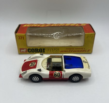 Vintage Corgi Toys Whizzwheels Porsche Carrera 6 371 In Original Box