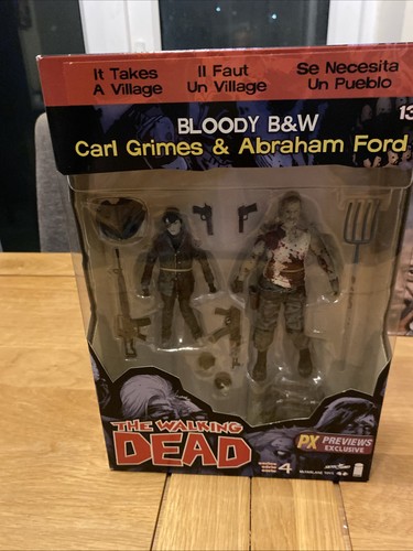 The walking dead bloody - the, b&w