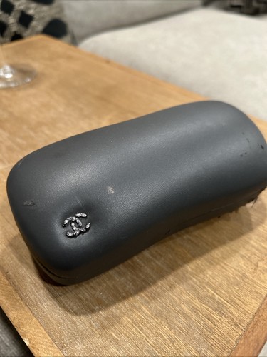 Gray chanel hard sided clam - chanel,