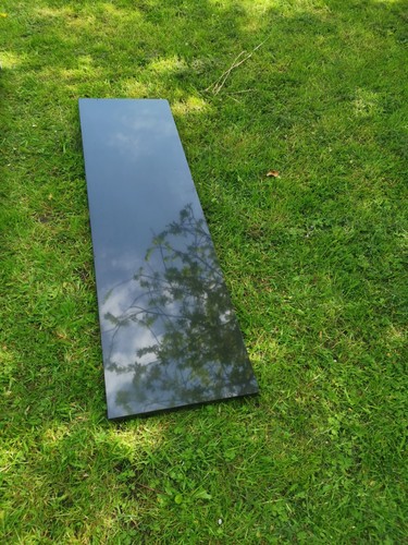 Granite black hearth - 54inch, l