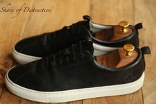 Grenson The Good Shoe Black Leather Lace Up Trainers Men's UK 8 G US 9 EU 42