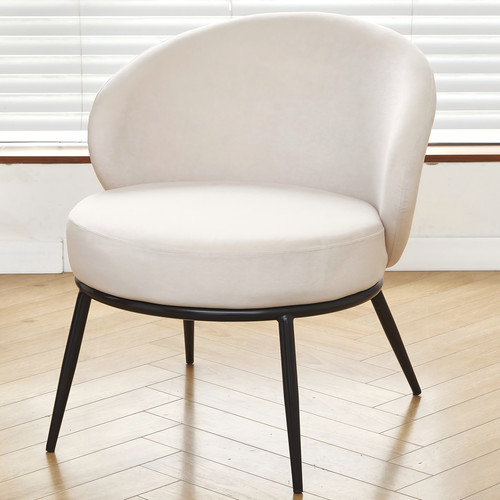 Velvet accent chair - velvet,