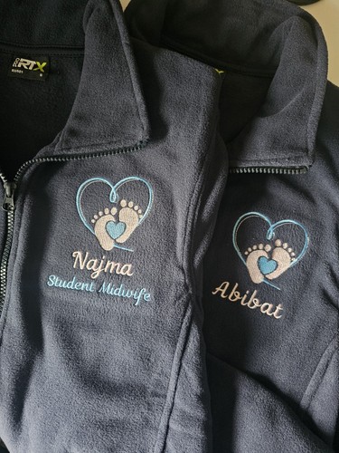 Personalised embroidered nurse - personalised,