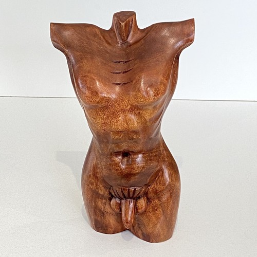 Male bust torso statue - male,