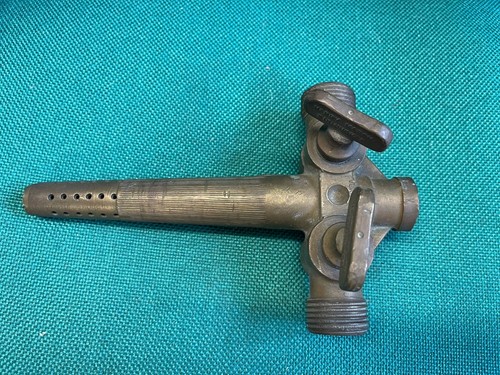 Brass beer barrel double tap - double,