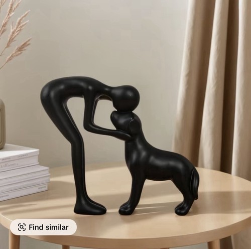 Creative dog sculpture home - creative,