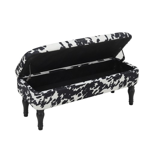 Black white cow print pattern - &white,